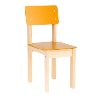 Стул детский №3 (Н=300), желтый