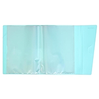 Папка 20 вкладышей А5 500мкм deVENTE Pastel фактура "песок", клапан, бирюз 3101804