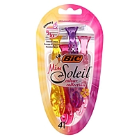 Набор бритв BIC Lady 3 SOLEIL Miss Colour Collection 3 лезвия, 4 шт.