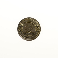 Монета знак зодиака "Рак", диам 2,5 см