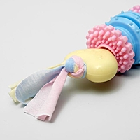 Игрушка жевательная Пижон Premium на верёвке, 5 элементов, термопластичная резина, микс