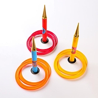 Кольцеброс уличный, 3 стойки, 6 колец,