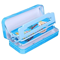 Пенал школьный «Игрушки», металлический, секционный, МИКС