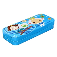 Пенал школьный «Игрушки», металлический, секционный, МИКС