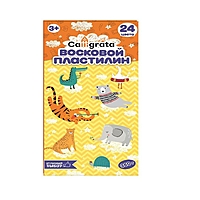 Пластилин мягкий (восковой) 24цв 360г Calligrata