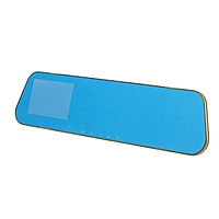 Видеорегистратор, разрешение HD 1080P, размер 30х8.5 см, TFT 2.8, обзор 120°, золотистый