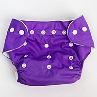 Многоразовый подгузник «Верю в единорогов» цвет фиолетовый