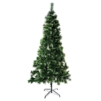 Кедр седина 240 см, d нижнего яруса 135 см, d иголок 10 см, 510 веток, металл подставка