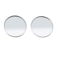 Зеркало сферическое, 50 мм, серый на блистере, набор 2 шт.