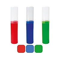 Пенал тубус, пластиковый, 40 х 190 мм, микс (красный, синий, зелёный)