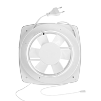 Вентилятор вытяжной ZEIN, с жалюзи, шнурковый выключатель, провод, d=140 мм, 220 В
