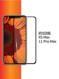 Защитное стекло 2.5D LuazON для iPhone Xs Max/11PRO Max (6.5")