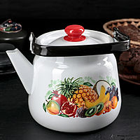 Чайник 3,5 л сферический "Эквадор", цвет белый