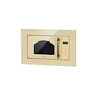 Встраиваемая микроволновая печь HIBERG VM 6502 YR, 700 Вт, 20 л, бежевая