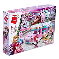Конструктор Девчонки "Фургон кафе-мороженное", 2 минифигуры и 388 деталей