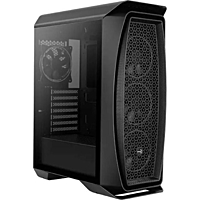 Корпус Aerocool Aero One Eclipse-G-BK-v1, без БП, ATX, Midi-Tower, черный