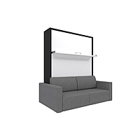 Комплект-трансформер Ника Кровать 1400х2000 + диван серый/венге