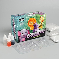 Набор для творчества "Бомбочки для ванн своими руками. Дружные зверята"