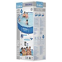 Бассейн каркасный Steel Pro 366x76см фильтр-насос 56681