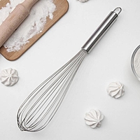 Венчик кулинарный KONFINETTA «Сильвер», струна 1,3 мм, 42×8×8 см