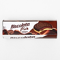 Печенье Biscolata Pia c шоколадной начинкой покрытой темным шоколадом, 100г