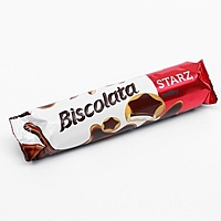 Печенье Biscolata Starz Milky c молочным шоколадом и молочным кремом, 88г