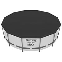 Бассейн каркасный Steel Pro Max, 427 х 122, фильтр-насос (220-240В), лестница, тент, 5612Х Bestway