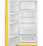 Холодильник Smeg FAB28LYW5 желтый петли слева
