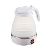 Чайник электрический LuazON LSK-1812, пластик, 0.6 л, 600 Вт, дорожный, белый