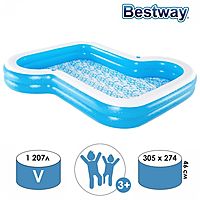 Бассейн надувной семейный 305x274x46см 54321 Bestway