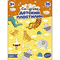 Пластилин 36 цветов 540 г Calligrata