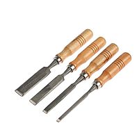 Набор стамесок LOM, деревянная рукоятка, 6-12-18-24 мм