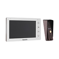 Комплект видеодомофона Falcon Eye KIT- Cosmo, дисплей 7" TFT, ИК подветка, белый