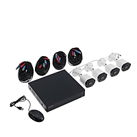 Комплект видеонаблюдения Falcon Eye FE-104MHD KIT "Дача" SMART, 4 уличные камеры, без HDD