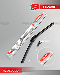 Щетка стеклоочистителя Fenox 21" 530 мм WB53200 бескаркасная