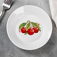 Блюдце-тазик 14 см "Вишня"