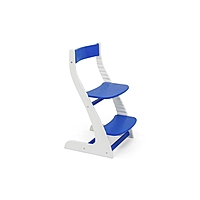 Детский растущий регулируемый стул "Усура бело-синий"