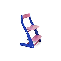 Детский растущий регулируемый стул "Усура синий-лаванда"