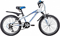 Велосипед 20" NOVATRACK Lumen 2019 20AH6V.LUMEN.WT9 белый