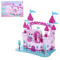 Конструктор 3D из пенокартона «Волшебный замок», 21 деталь