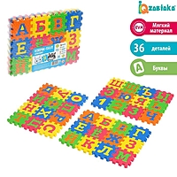 Конструктор-коврик «Алфавит», рамки-вкладыши, 36 деталей