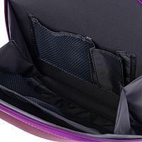 Рюкзак каркасный школьный 38 х 30 х 16 см, эргономичная спинка, Stavia "Котик 3D", сиреневый