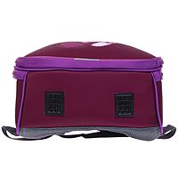 Рюкзак каркасный школьный 38 х 30 х 16 см, эргономичная спинка, Stavia "Котик 3D", сиреневый