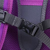 Рюкзак каркасный школьный 38 х 30 х 16 см, эргономичная спинка, Stavia "Котик 3D", сиреневый