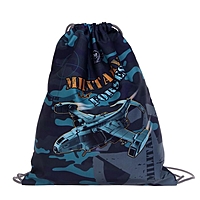 Мешок для обуви 430*340 Stavia мал "Милитари", серый/зел