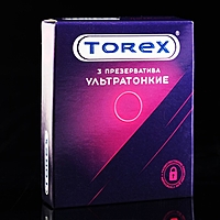 Презервативы «Torex» ультратонкие, 3 шт