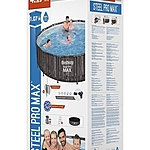 Бассейн Steel Pro Max 427х107см фильтр-насос лестница 5614Z