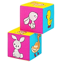 Набор мягких кубиков "Мама и Малыш" 592