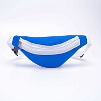 71094 Сумка на пояс/через плечо, 26*6*12, отд на молнии, рег ремень, василек