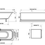 Ванна акриловая Ravak Classiс 170x70 N белая C541000000
